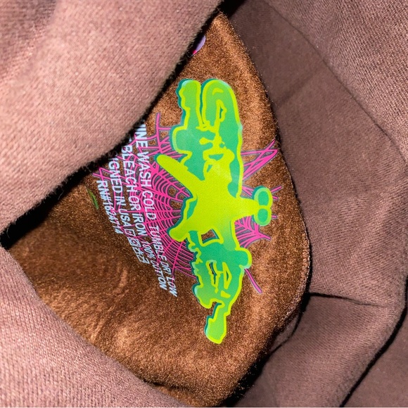 Brown Sp5der Hoodie - Picture 2 of 2